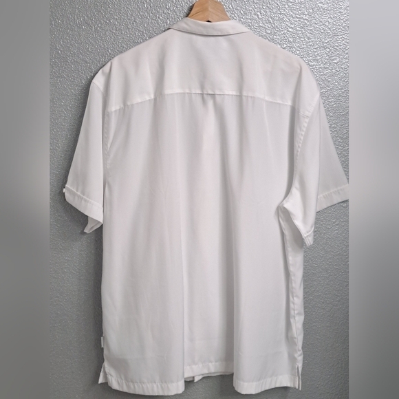 Cubavera White Classic Fit Panel Shirt    Size XL - Picture 5 of 8